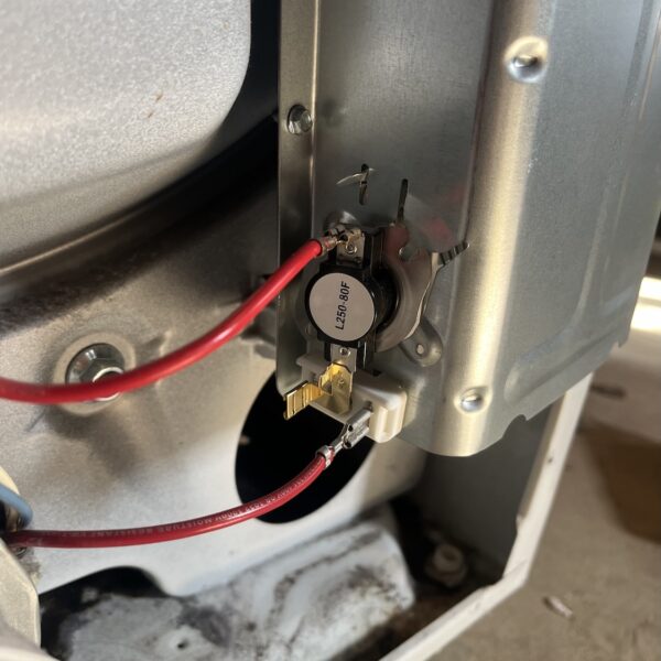 Dryer limit switch for temperature control and safety