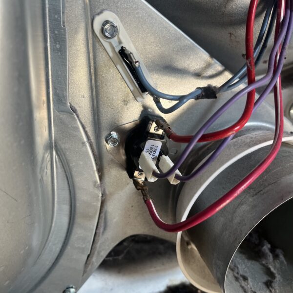 Replacement thermal fuse for dryer overheating protection